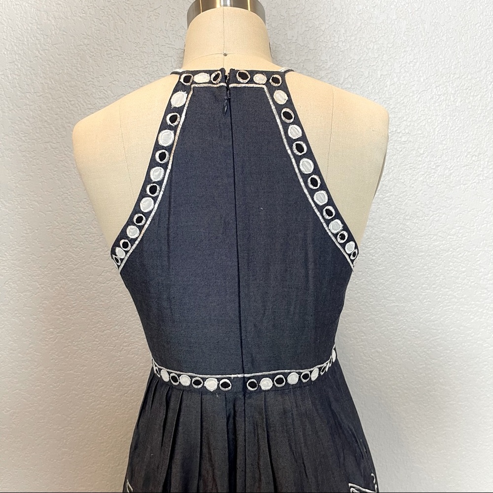 +P A R K E R+ Blue Alana Dress - Picture 6 of 8